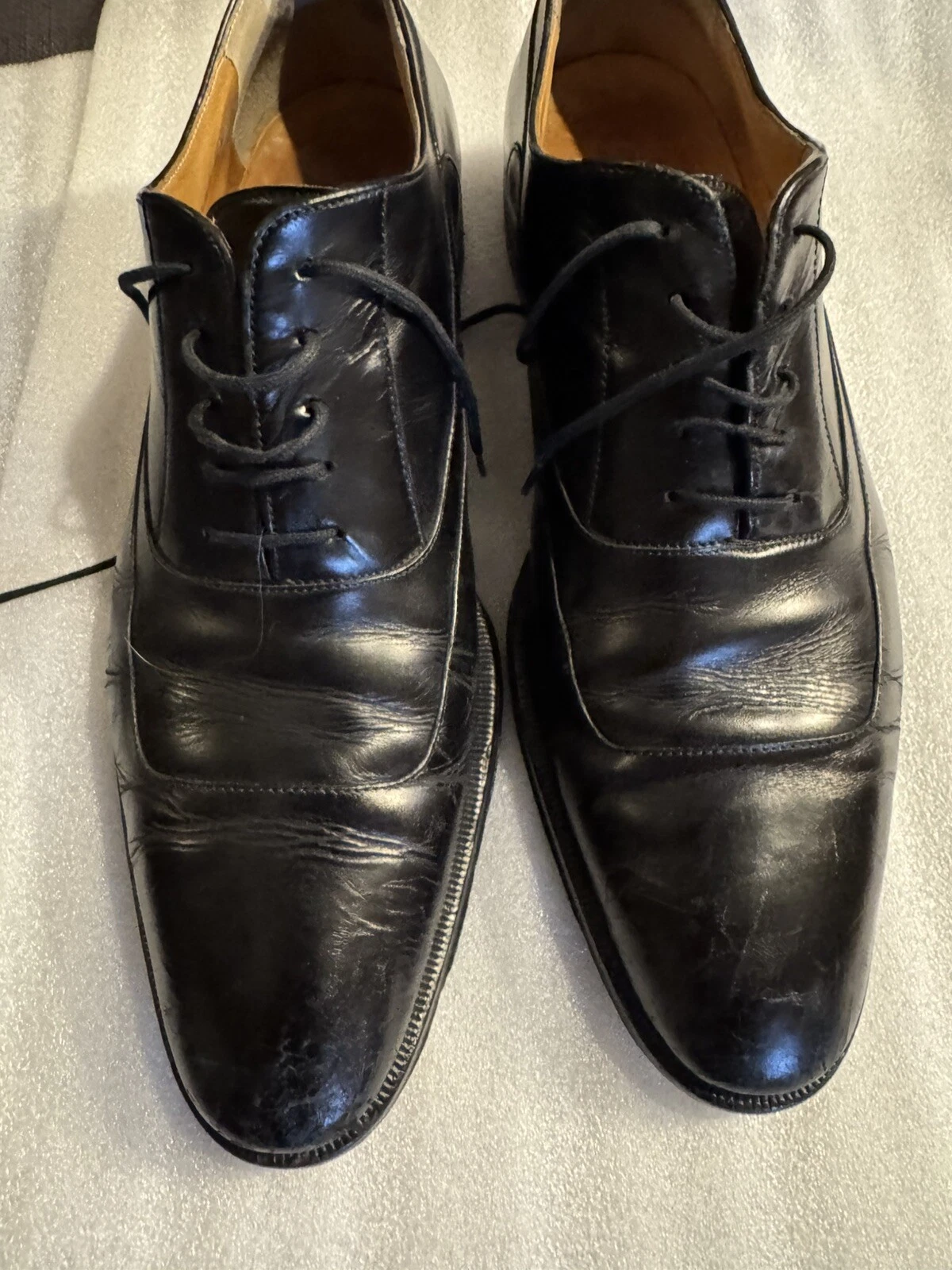 Chaussures habillées homme GUCCI cuir noir à lacets Gucci taille US : 11,5