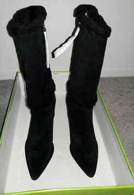NIB NEW SAM EDELMAN ILSA SUEDE SHEARLING LINED DRESS BOOTS SIZE 8.5_BLACK_$225 | eBay NIB NEW SAM EDELMAN ILSA SUEDE SHEARLING LINED DRESS BOOTS SIZE 8.5_BLACK_$225 | eBay
