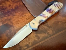 Chris Reeve Knives Large Sebenza 31 Unique Graphic Polished L31-1400-0004 Unit B