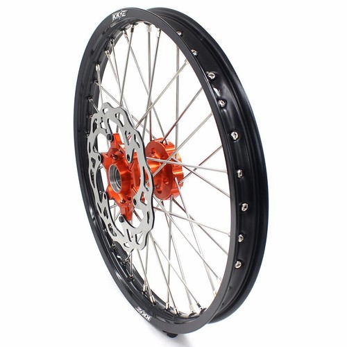 KKE Cush 21"/18" CNC Spoked Wheels Set EXCF EXC SX XC-W SXF SXS XC-F 125-540 - Picture 3 of 15