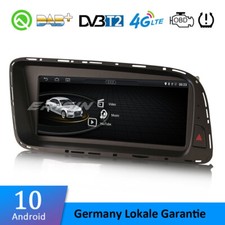 DAB+ Android 10.0 Autoradio Audi Q5 IPS CarPlay Canbus 4G Camera DVR TPMS DVB-T2