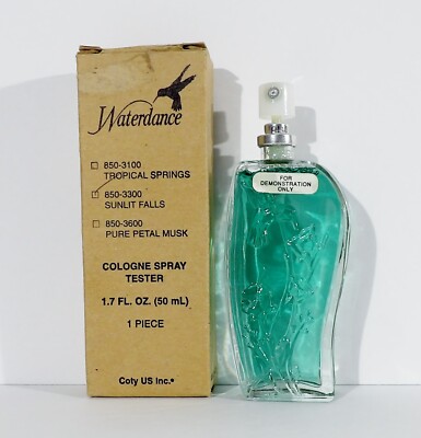 Vintage Coty Waterdance Sunlit Falls Aquaspray Cologne 1.7 oz Tester