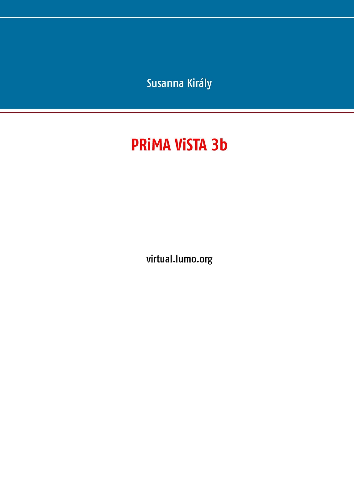 Susanna Király | Prima Vista 3b | Taschenbuch | Finnisch (2016) |