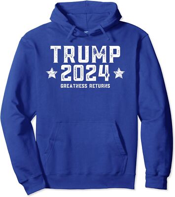 Vintage Trump 2024 Conservative Voter Great American Unisex Hooded Sweatshirt