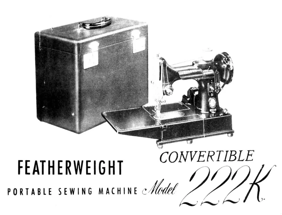 Large Deluxe-Edition Instructions Manual for Singer 222K Sewing Machine - Image 2 of 4