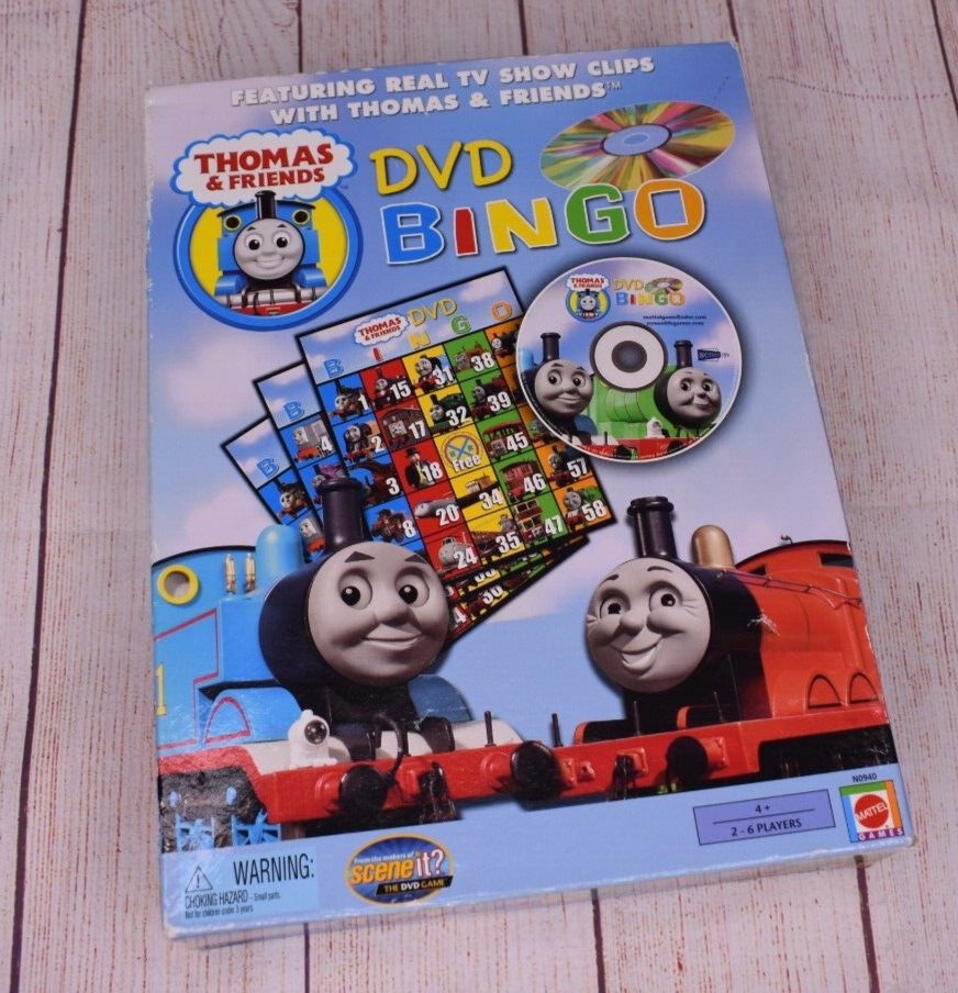 Thomas the Train & Friends DVD Bingo 2 to 6 Players Mattel Games Complete 2007 | eBay thomas-the-train-friends-dvd-bingo-2-to-6-players-mattel-games-complete-2007-ebay