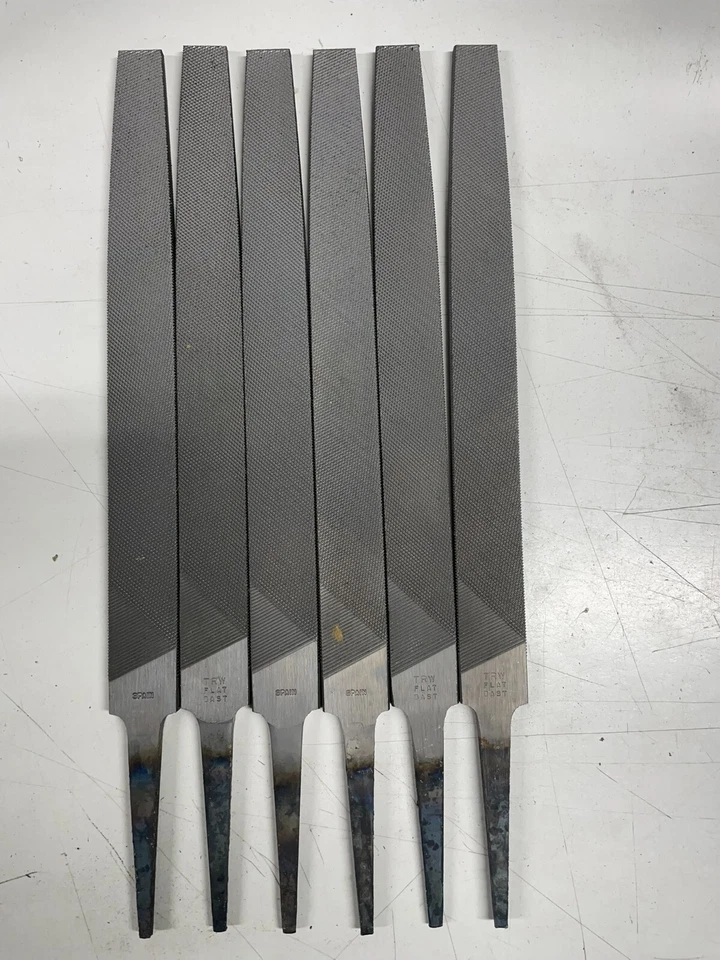 WILLIAMS HAND TOOLS 8" BASTARD FLAT FILE (6-PACK) FREE SHIPPING