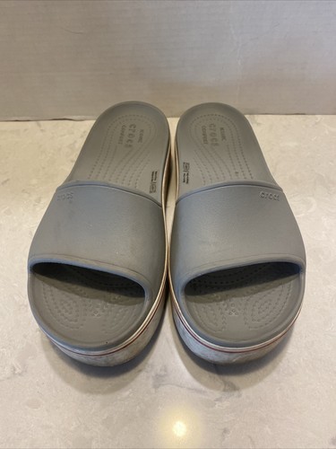 crocs platform slide