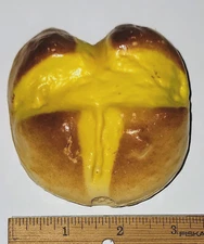 Realistic MTC Fun Food Life Size Dinner Roll For Play Props Movies Display