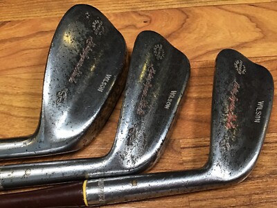 Vintage Wilson Mild Forged Steel Partial Iron Set RH