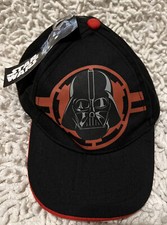 Black Red Star Wars Darth Vader Youth Strapback Baseball Cap Hat Kid  s NEW