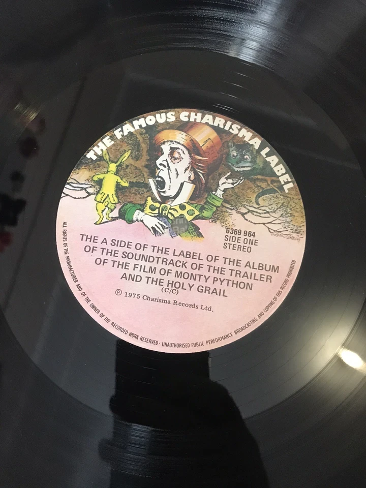 Monty Python and the Holy Grail Movie/ Film Soundtrack 1975 Vintage Vinyl Record - Image 4 of 4