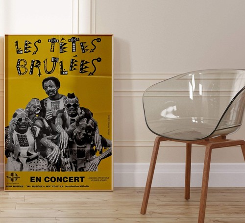 Affiche Vintage Originale - Les têtes brulées - "Ma musique à moi" - 1990 - Imagen 2 de 3