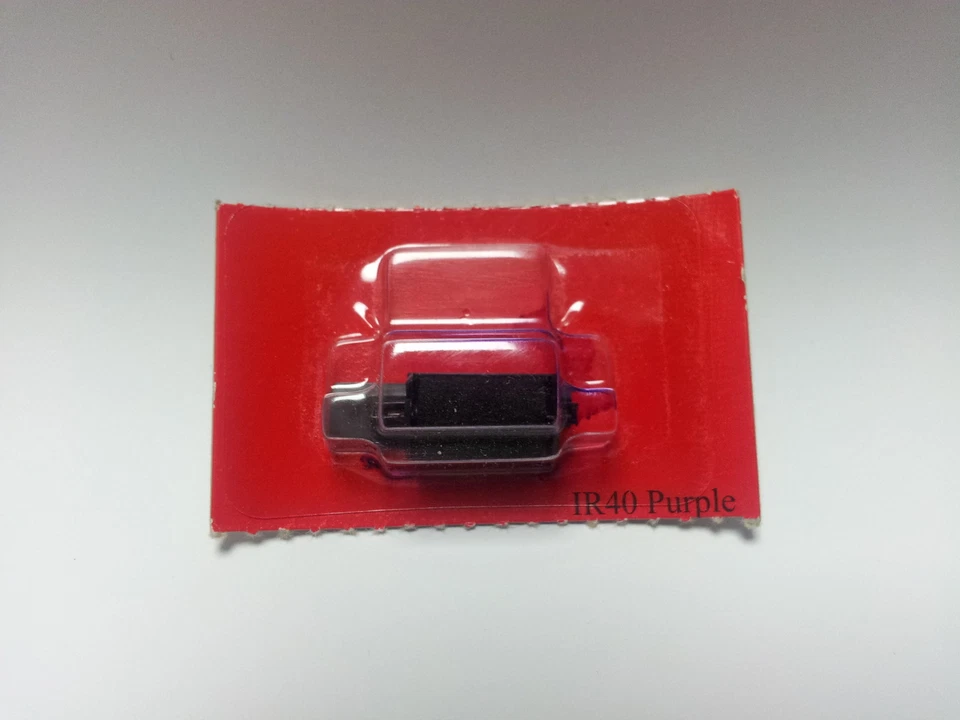 HCR SYSTEMS IR40 PURPLE INK ROLLER CALC TILL EPOS NEW