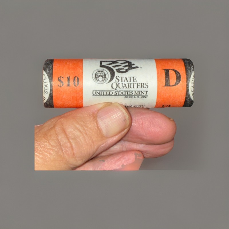 State Quarters Mint Roll 2004 Florida Denver Mint