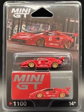 Mini GT Lamborghini Countach LB-Works - Red - 1100 1/64