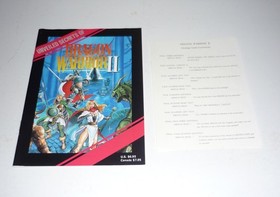 Dragon Warrior II - Nintendo NES - Authentic Complete w/Unveiled Secrets w/o box