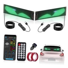 2Pcs Devil Eyes Light for Cars, 3.62" x 14.72" Flex LED 2PCS 3.62" x 14.72"