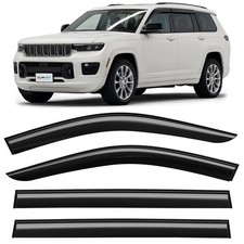 Sun Rain Visors Wind Rain Guards for 2021-2026 Jeep Grand Cherokee L