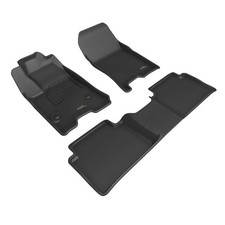 Kagu Floor Liners for Chevy Colorado 3D MAXpider KAGU Floor Liner Mats BLACK 2 Rows for CHEVROLET COLORADO 2023-2026