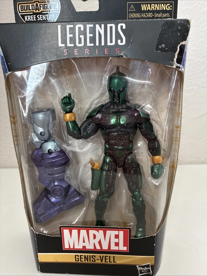 Figura de 6" de Marvel Legends Captain Marvel Genis-Vell 2018 Kree Sentry BAF Wave Foto 2 de 4