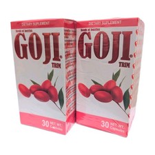 2 Pack Goji Trim Natural Weight Loss 60Caps, Goji Berry Seeds