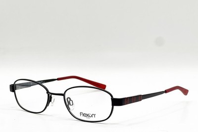 FLEXON KIDS PLUTO 001 MATTE BLACK AUTHENTIC EYEGLASSES 47-18