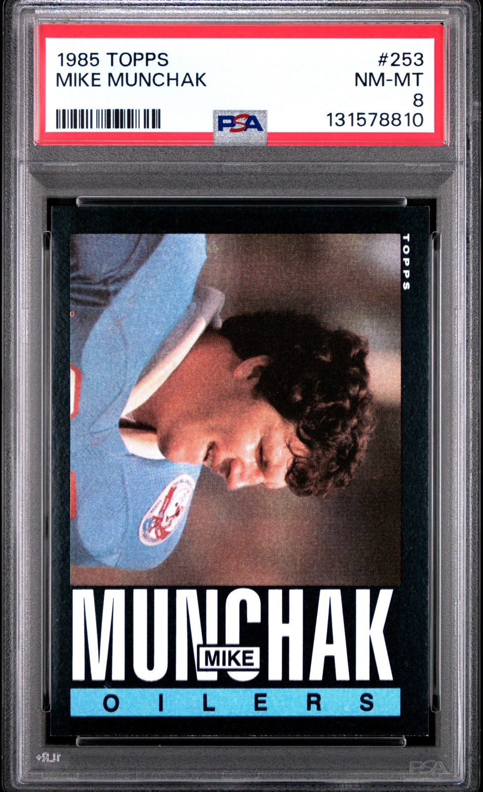 1985 TOPPS #253 MIKE MUNCHAK PSA 8