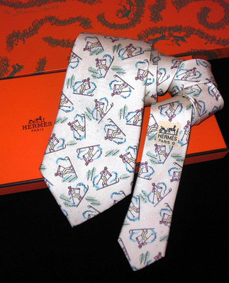 HERMÈS Krawattenkrawatte Made in France 100% Seide Krawatte 7601 SA Hermès Paris