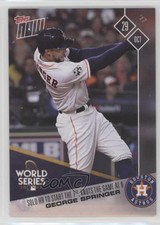 2017 Now Topps Online Exclusive World Series /984 George Springer #844 3h7