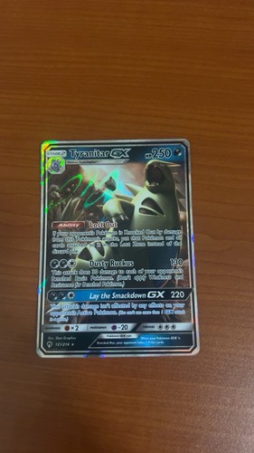Tyranitar GX 121/214 Holo GX Rare Lost Thunder Pokemon Holo Near Mint