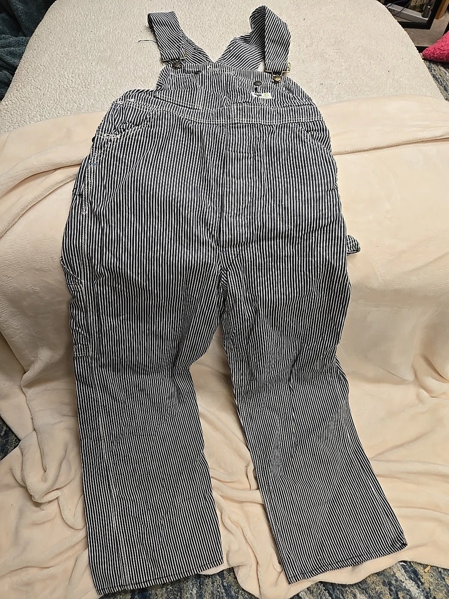 Hickory Stripe Overalls In Men's Vintage Jeans for sale | eBay