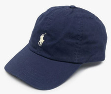 Polo Ralph Lauren Kids Polo Pony Cotton Baseball Cap Navy White One Size NWT