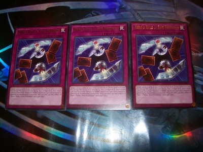 3x Hero's Rule 1 : Five Freedoms 1st Edition Rare MZMU-EN027 Yu-Gi-Oh!