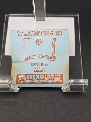 G-S Watch Crystal CMT346-23 Bulova 23.9X17.9
