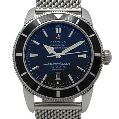 BREITLING WATCH A1732024 SUPEROCEAN HERITAGE 46 BLACK AUTOMATIC STAINLESS STEEL