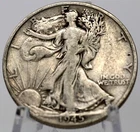 1945-D Denver Mint Silver Walking Liberty Half