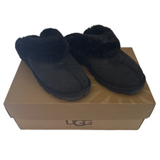 UGG Womens Coquette Shearling Slippers - Black size 10 US - NIB