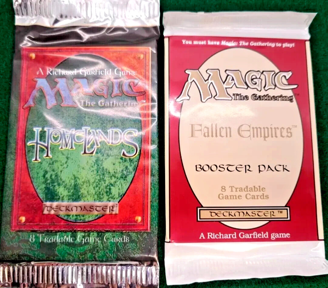 * Homelands + Fallen Empires * Booster Pack Combo! New Sealed MTG
