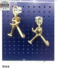 2 PIECE R J T RTJ RJT Frame CHAIN HOOKS Auto Body Repair Tie Down Body Tool tow