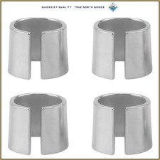 Pure Lead Car Battery Terminal Adapter, 4PCS Positive Negative Converter Caps
