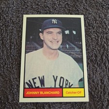 1982 Renata Galasso Johnny Blanchard  New York Yankees Baseball Card #15