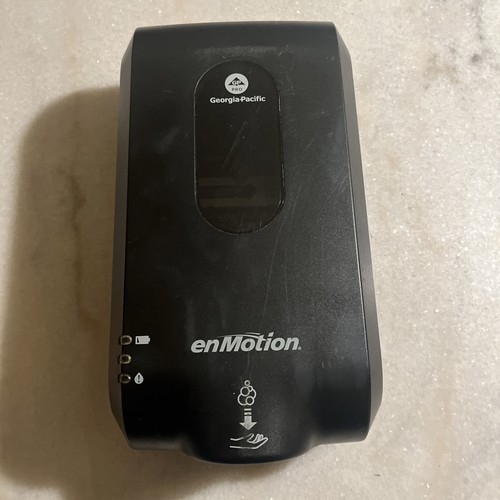2 Georgia Pacific enMotion 52057 Automated Soap/Hand Sanitizer Dispenser Black