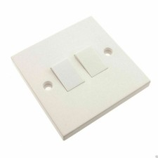 Electrical UK Domestic Household Light Switch 2 Way Single Gang White