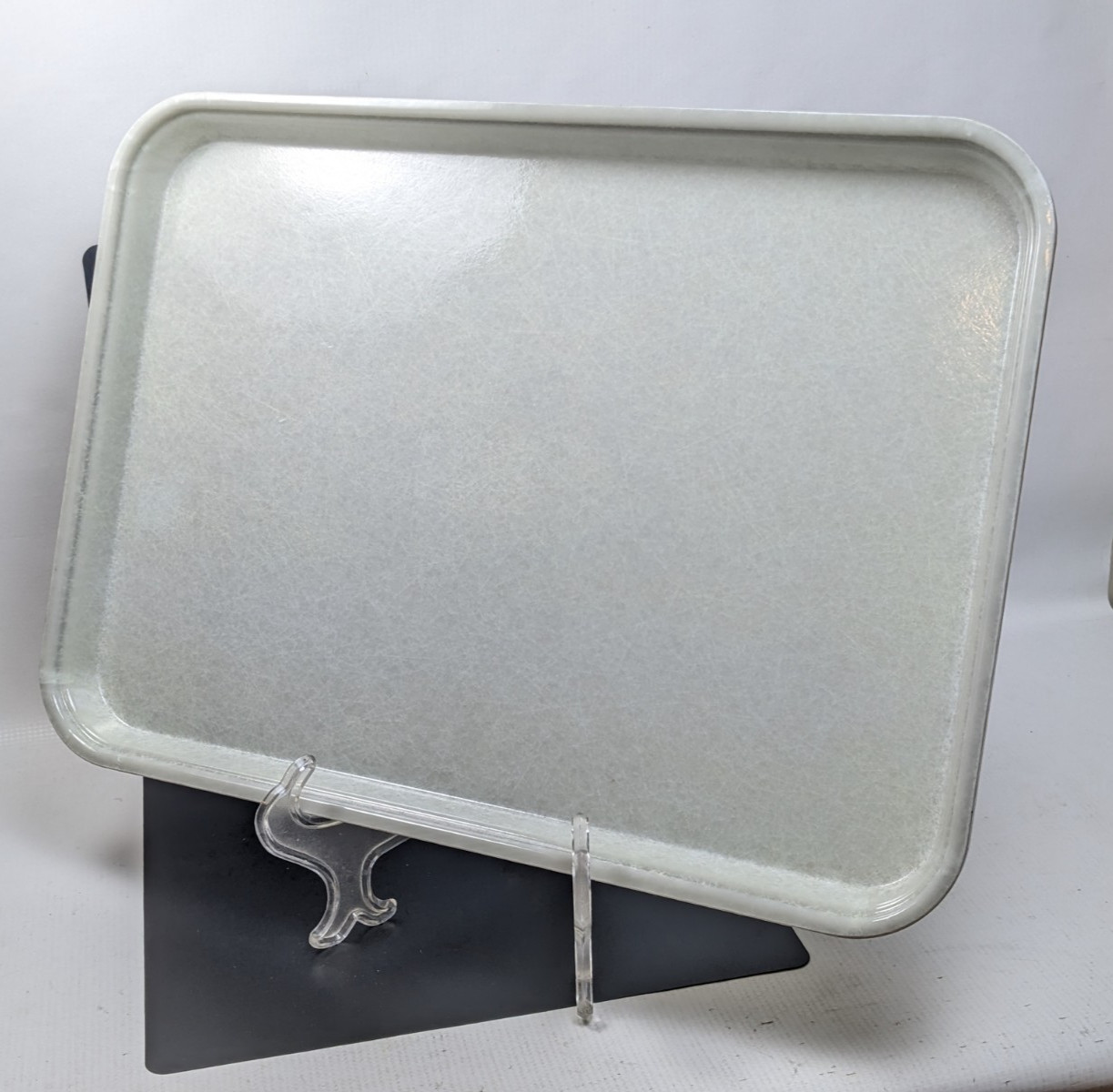 Cafeteria Tray Vintage cambro Camtray Fiberglass 18x13" Beige off white EUC