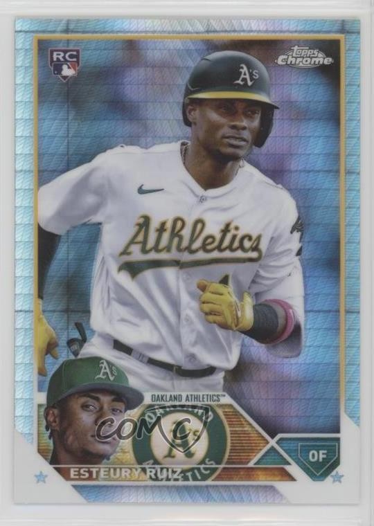 2023 Topps Chrome Prism Refractor Esteury Ruiz #99 Rookie RC uk2