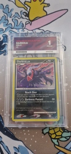 2008 Pokemon Darkrai Great Encounters Holo rare Diamond & Pearl Card 3/106 Ace 1