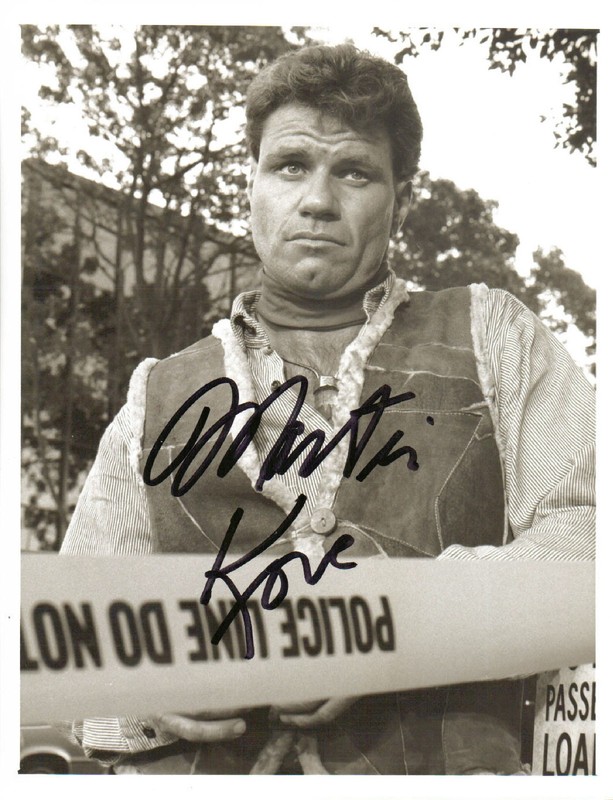 MARTIN KOVE - Actor - Karate Kid / Death Race 2000 / Rambo - Autograph Photo