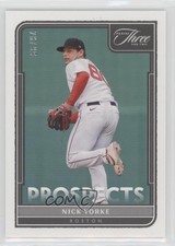 2022 Panini Three and Two Prospects 76/99 Nick Yorke #P-18 u6m