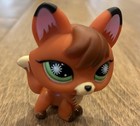 Littlest Pet Shop LPS Red Fox Starburst Green Eyes #807 Hasbro — photo 1